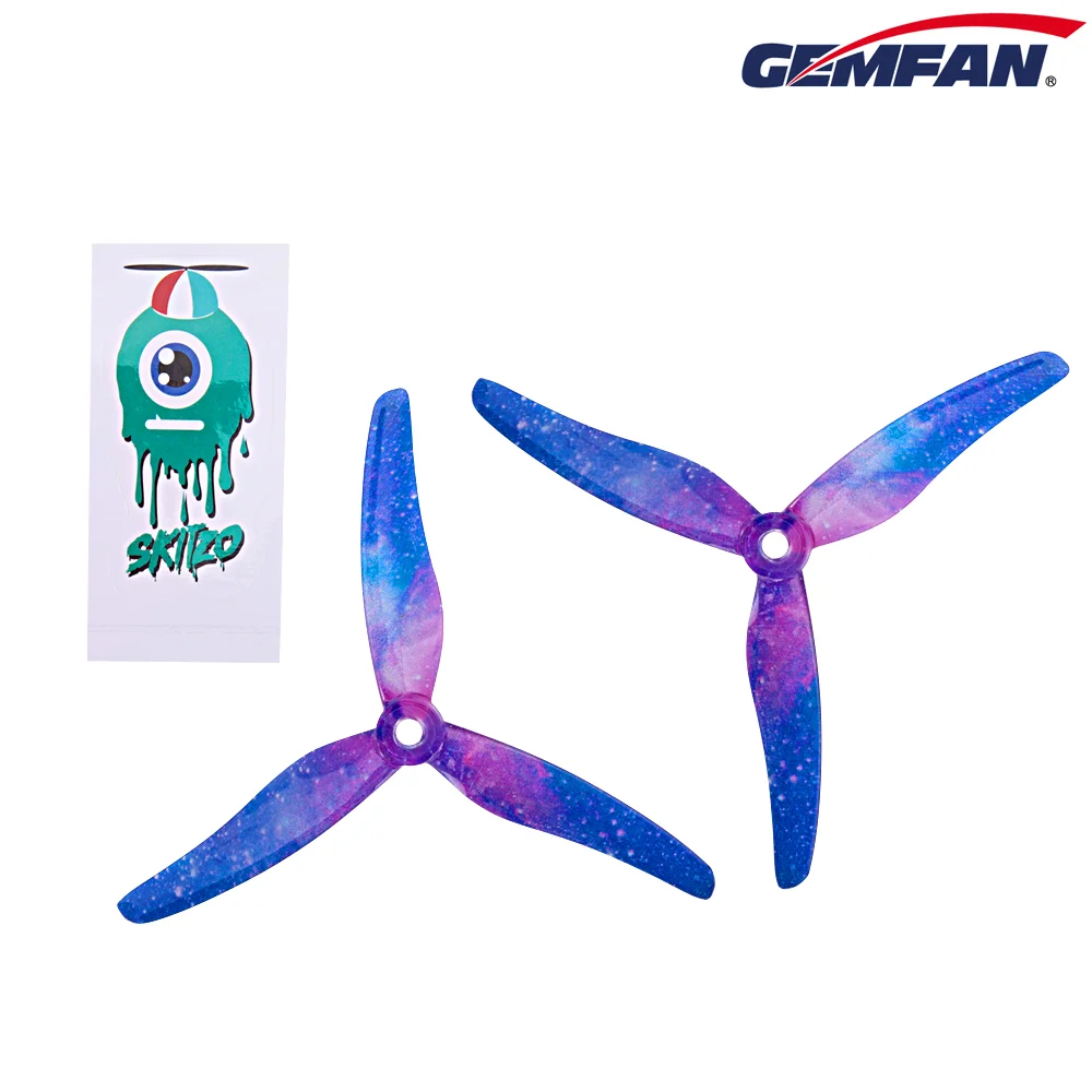 12ペア Gemfan Hurricane 51433 5イ - Drone Propeller のレビューと価格