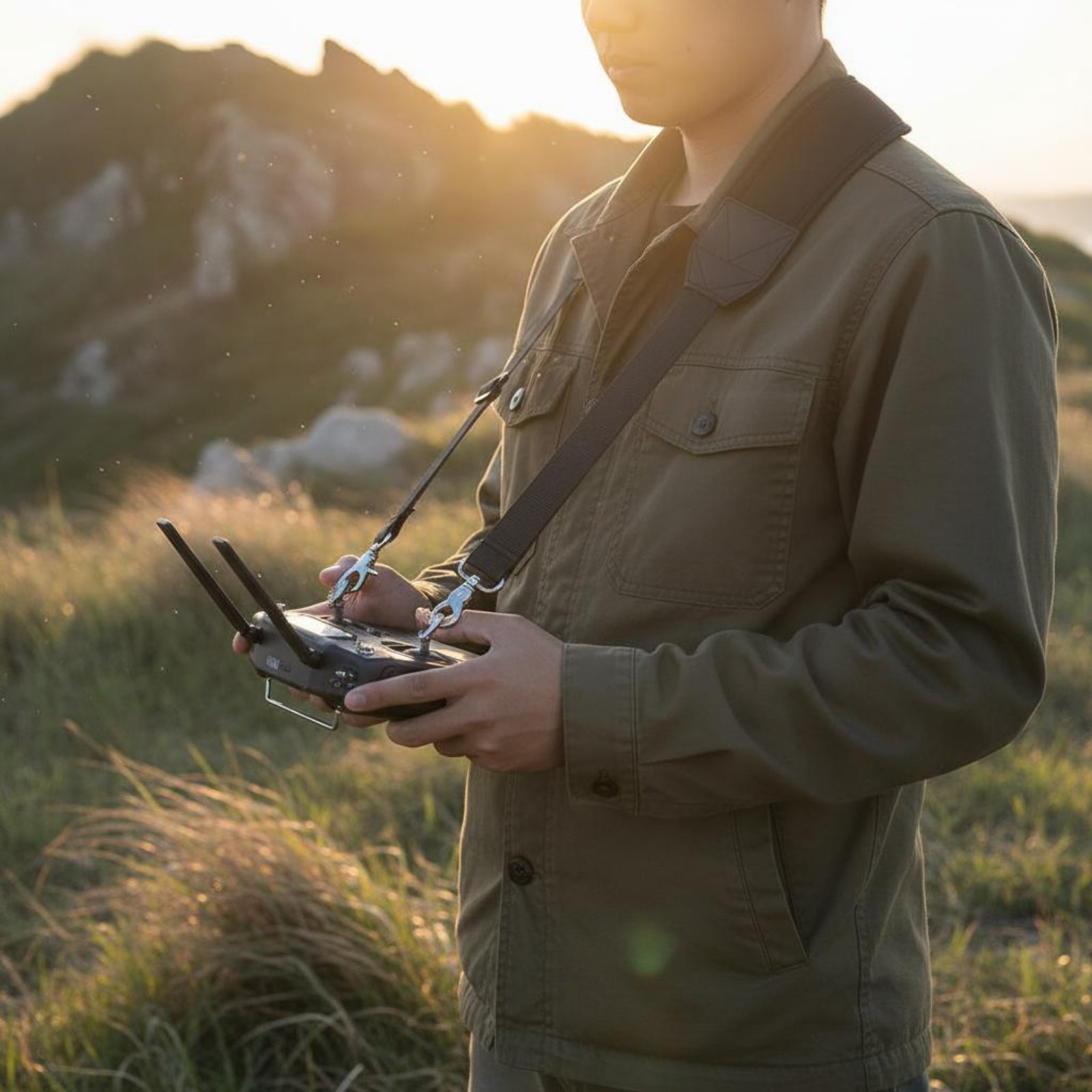 ドローン送信機ストラップ クイックインストール ドローンコン - Drone Arm のレビューと価格