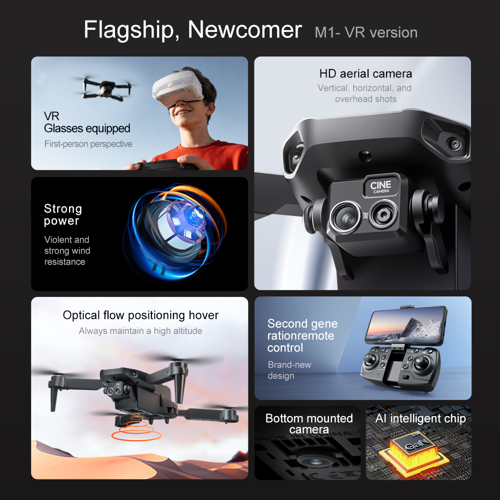 Lenovo M1/M1VR 折りたたみ式 GPS ドローン - Drone Gps Mount のレビューと価格