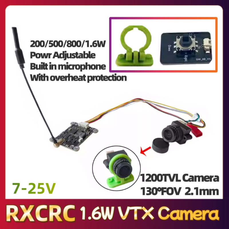 RXCRC 5.8G モジュール 48CH 1.6W VTX - Drone Camera のレビューと価格
