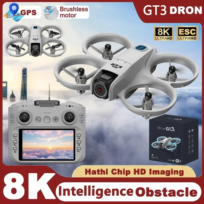 GT3ミニ新型ドローンRCクアッドコプター、8Kカメラ搭載H - Drone Gimbal のレビューと価格