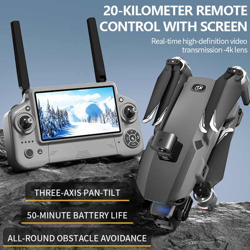 2026年新型8Kデュアルカメラドローン、5.5インチ大型ス - Drone Gimbal のレビューと価格
