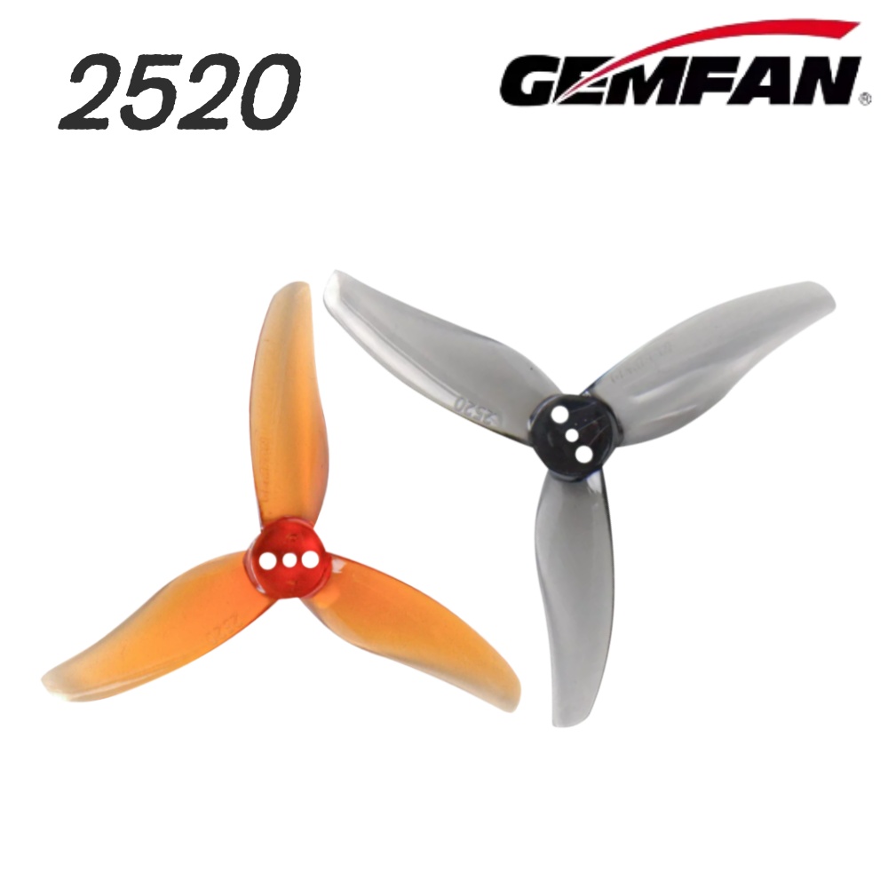 4ペア Gemfan Hurricane 2520 2.5X - Drone Propeller のレビューと価格
