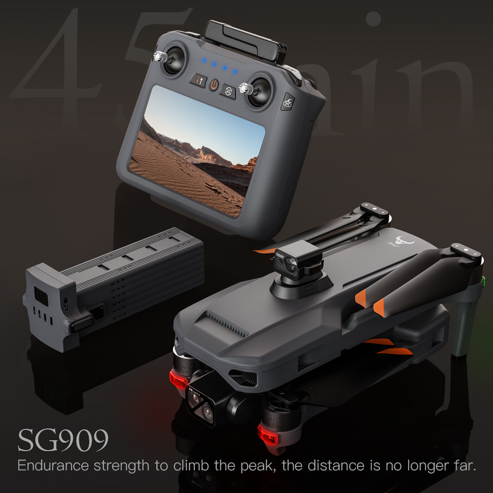 Teeggi SG909 MAX GPS ドローン 4K カ - Drone Gimbal のレビューと価格