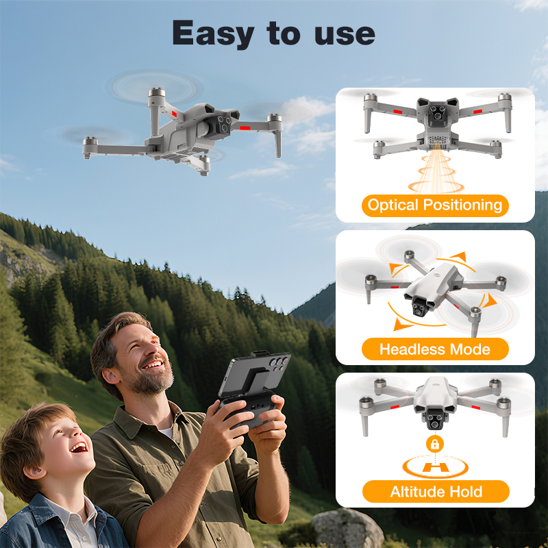 新型ホットL017プロドローン ブラシレス 3Dロール 36 - Drone Gimbal のレビューと価格