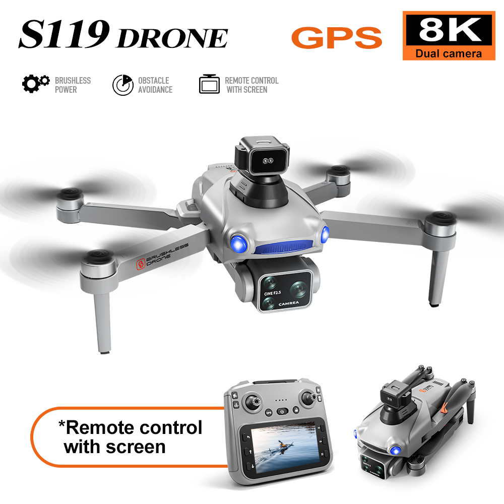 S119超長時間飛行GPSドローン オプティカルフロー障害物 - Drone Gps Mount のレビューと価格