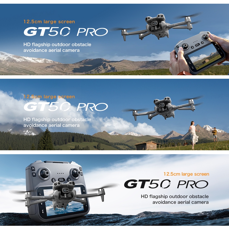 GT50 ミニドローン デュアルカメラ 8K 空撮機 障害物 - Drone Gps Mount のレビューと価格
